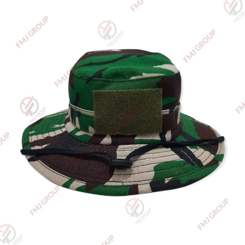 Topi Rimba Loreng Malvinas Velbed Premium Cerah Waterproof