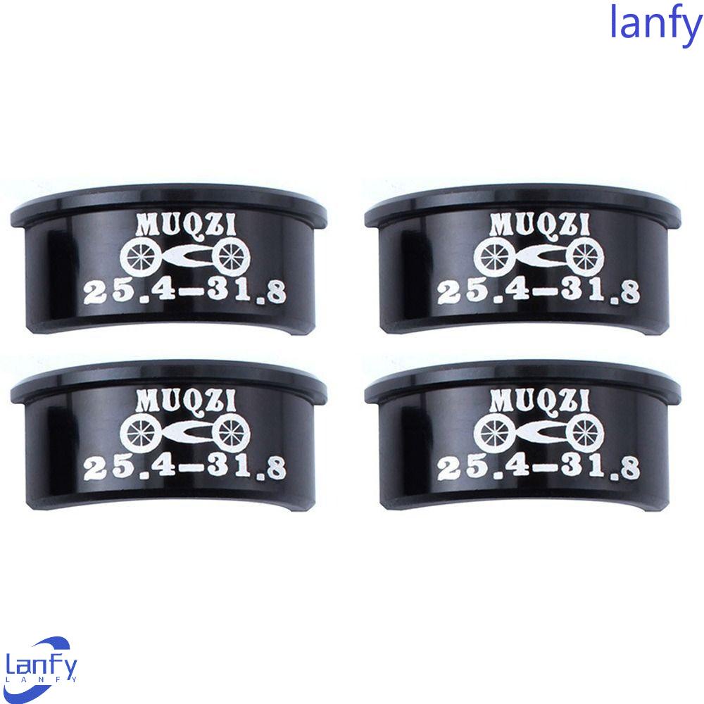 Lanfy Instalasi Stang Sepeda Bersepeda Part Aksesoris Sepeda Stang Adaptor Pemasangan Bukaan Menyesuaikan 25.4 Ke 31.8mm