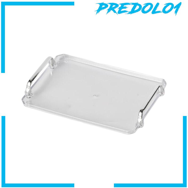 [Predolo1] Serving Tray Platter Nampan Dessert Buah Elegan Untuk Dessert Dresser Kamar Mandi