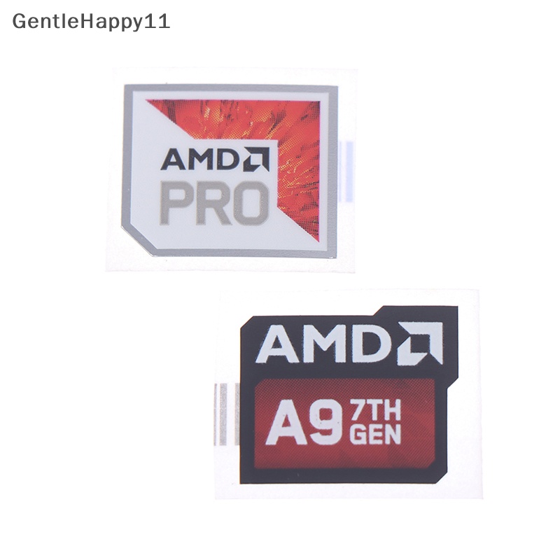 Gentlehappy 5PCS AMD Processor Series Label Stiker A9 PRO E2 Ryzen3 5 7 Logo DIY Decor id