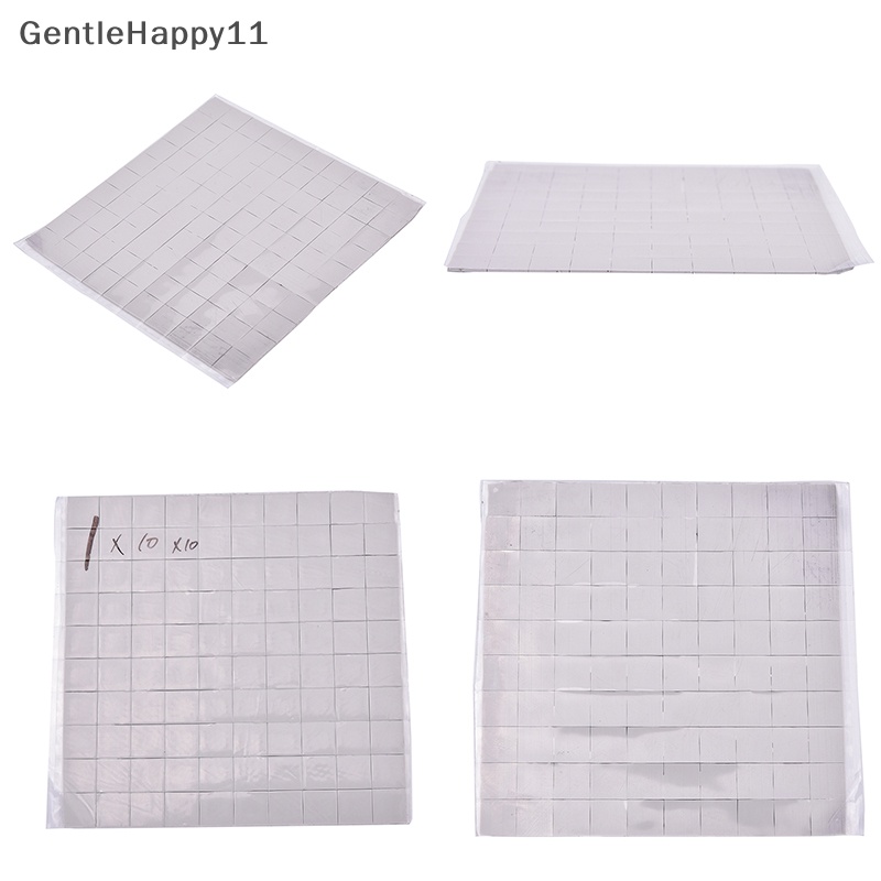 Gentlehappy Pad Thermal Silikon Tahan Lama 100mm * 100mm * 1mm Untuk CPU GPU Heatsink id