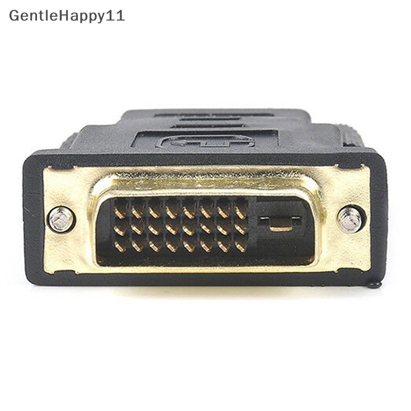 Gentlehappy HDMI Female To Female Vga24+1Pin DVI Male Konektor Adaptor HDMI Male HDTV id