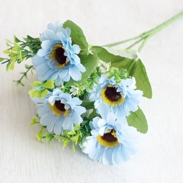 KR011 Bunga Krisan Gerbera / Bunga Plastik / Artificial Flower Daisy