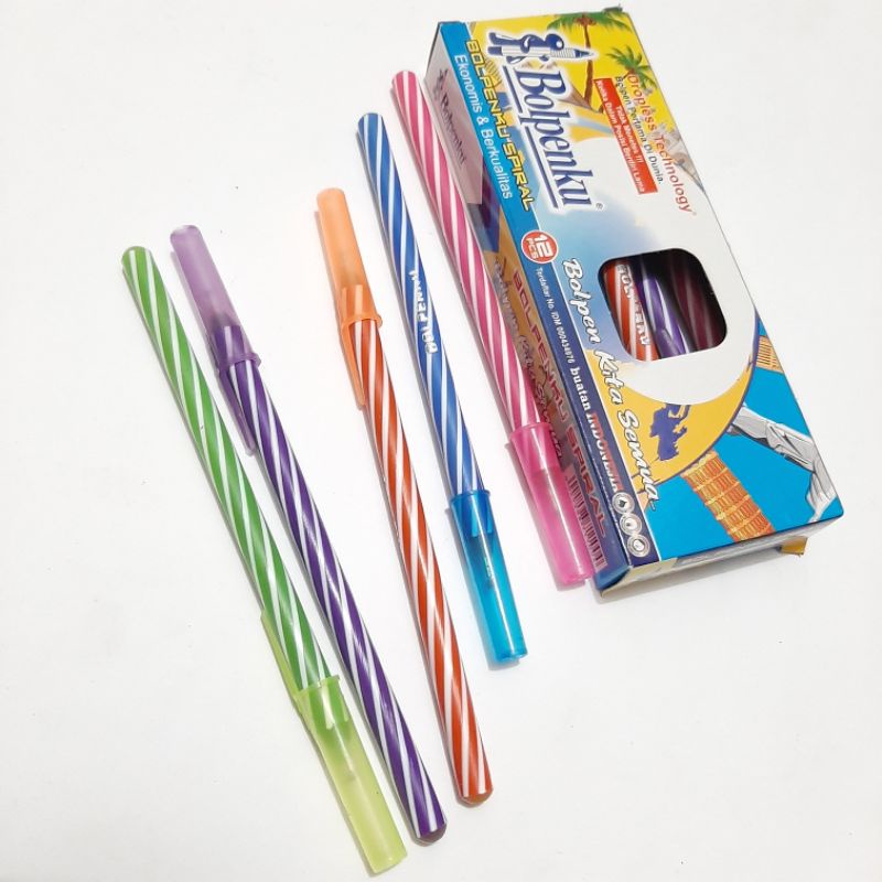 

PULPEN / BOLPOIN / BOLPEN MERK BOLPENKU WARNA HITAM 1 Pcs 2