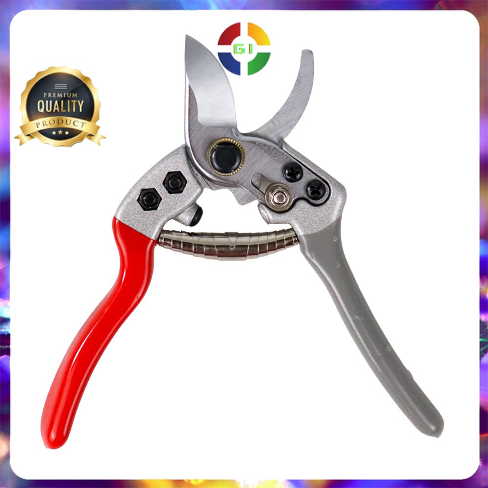 Gunting Tanaman &amp;amp; Ranting Garden Pruning Shears Scissors Silver