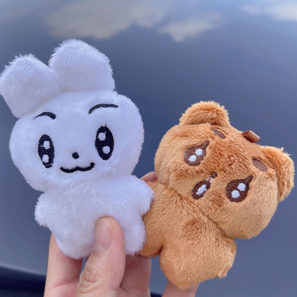 Kpop Soobin TAEHYUN TXT Lucu Boneka Mewah Gantungan Kunci Boneka DollKeyring Tas Liontin Charm