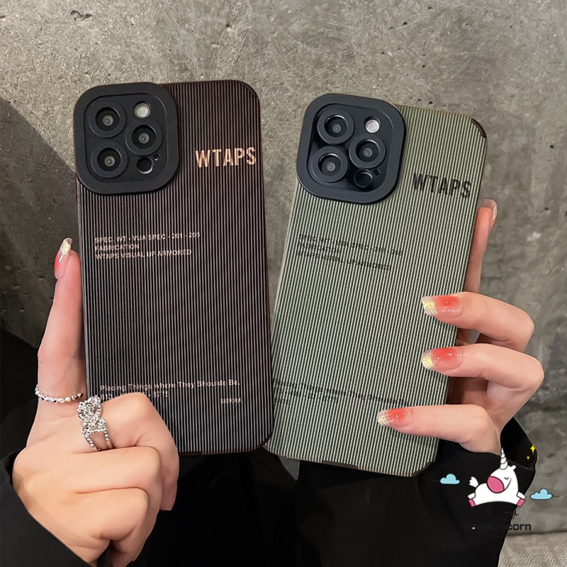 Casing Ponsel Bisnis Minimalis Kompatibel Untuk iPhone XR 11 12 14 13 Pro Max7 8 Plus X XS MAX Merek Trendi Mewah Tekstur Kulit Lembut Tpu Silicon Shockproof Cover