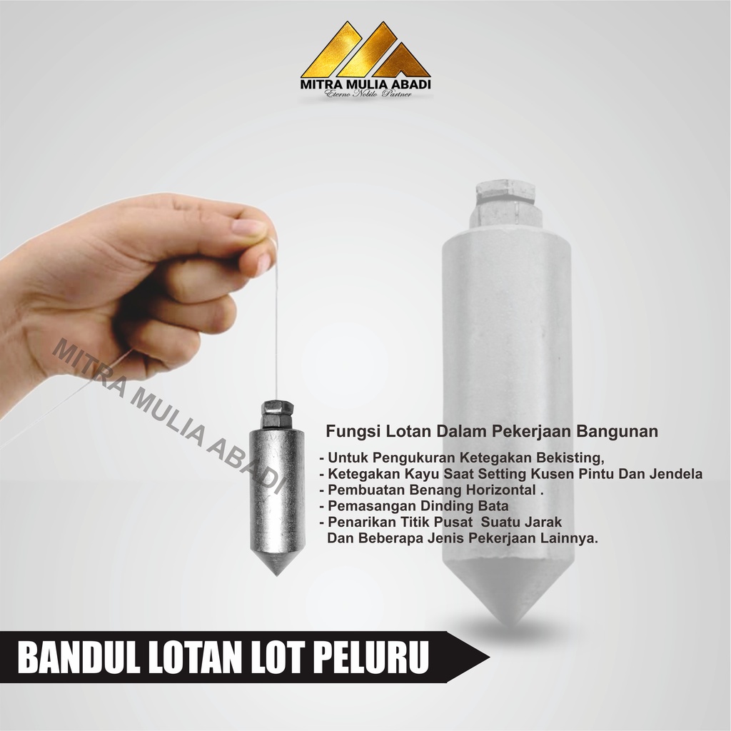 Bandul Tukang / Bandul  Lotan / Lot Lotan Peluru 300 gram