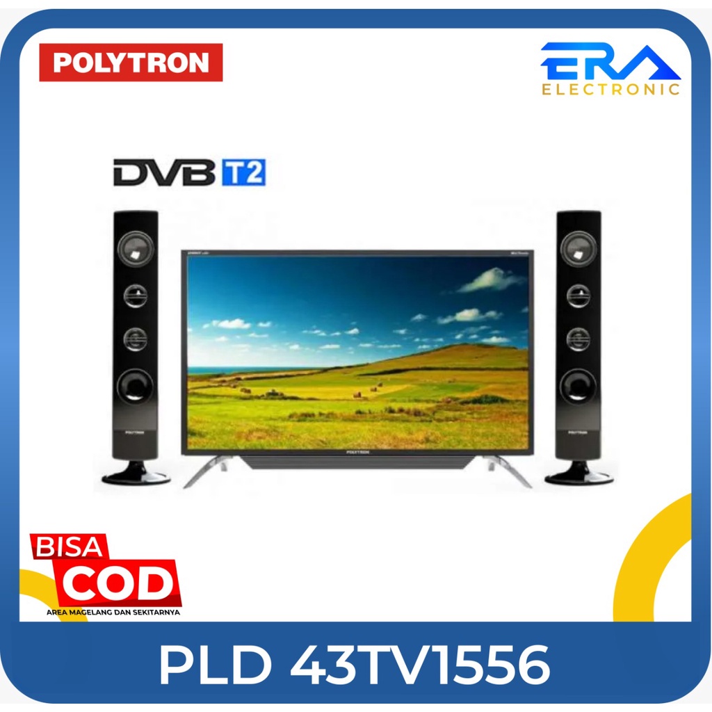 LED TV Digital Polytron 43TV1556 43 Inch Bergaransi Resmi 43 TV 1556