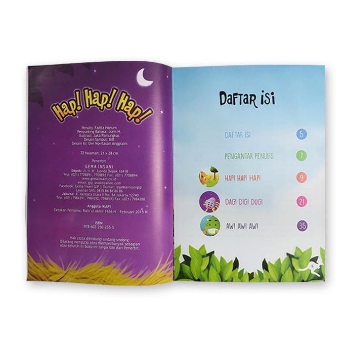 Hap! Hap! Hap! Fabel Kemandirian &amp; Keberanian - Gema Insani Press