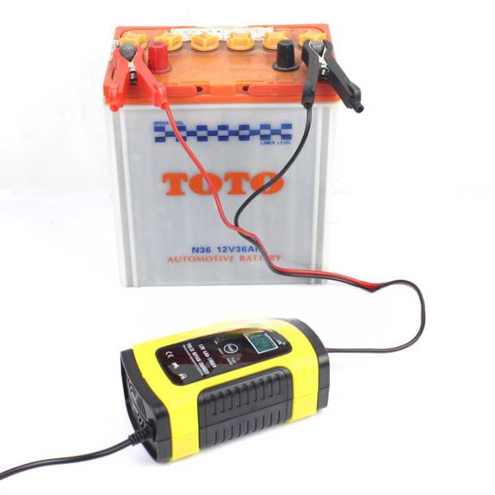 FOXSUR Charger Cas Baterai Aki Mobil Motor SUV Repair Pulse 12V 5A - FOX7