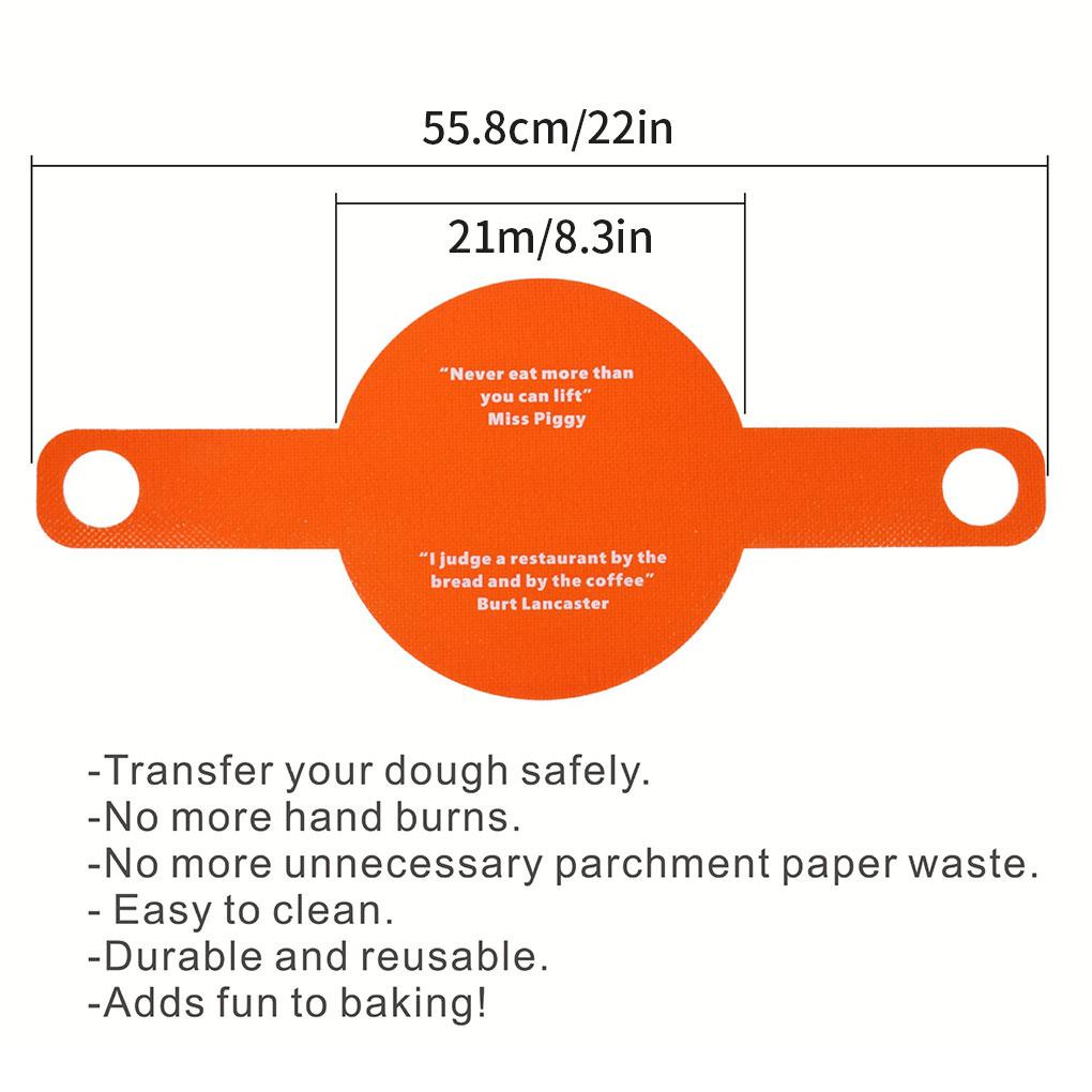 Alas Adonan Microwave Anti Lengket Reusable Mat Alas Roti Silikon Tahan Panas