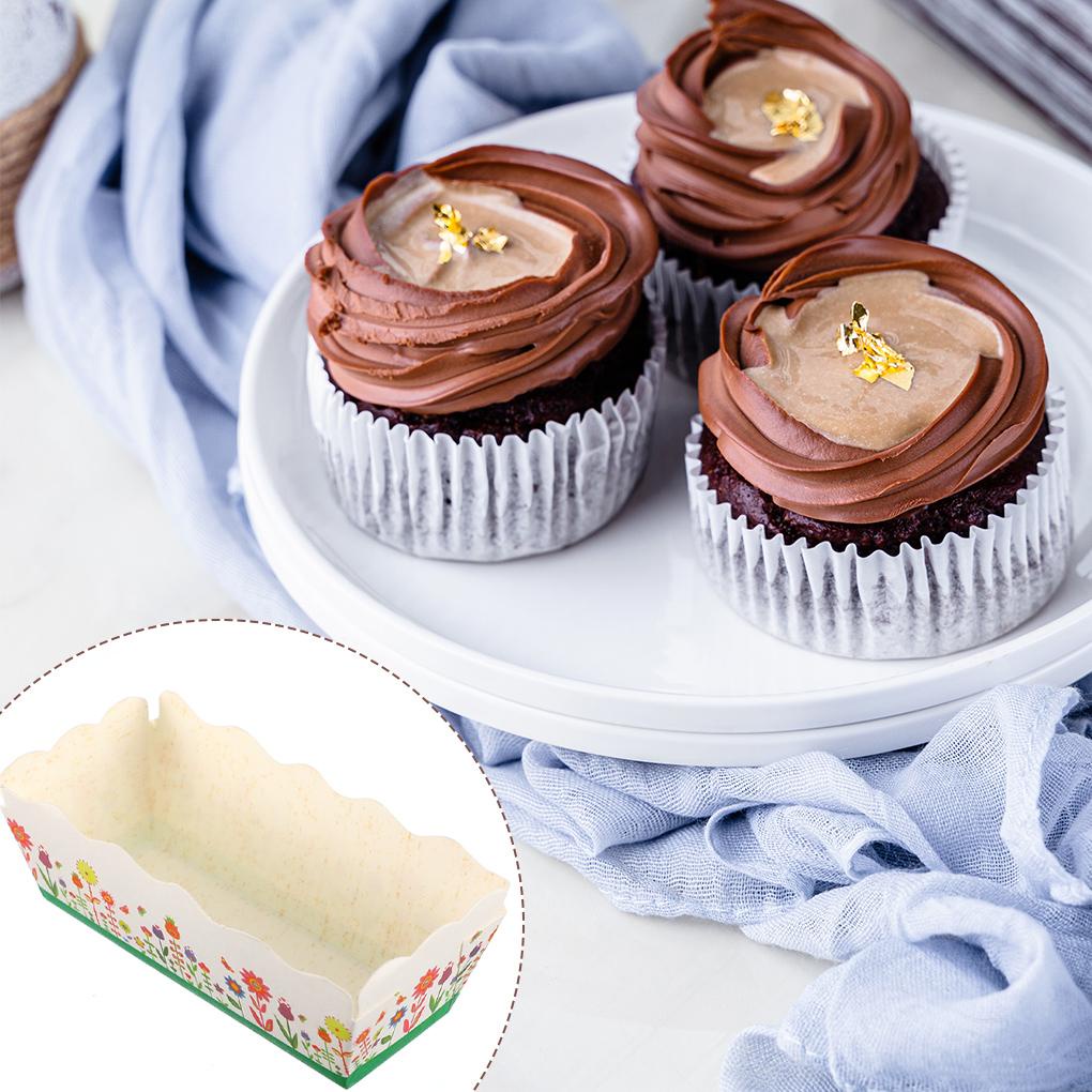 Warna Random Pack Isi 100gelas Kertas Cupcake Sekali Pakai Anti Air Oil Proof Muffin Liner Bungkus Kue Liburan Bakery