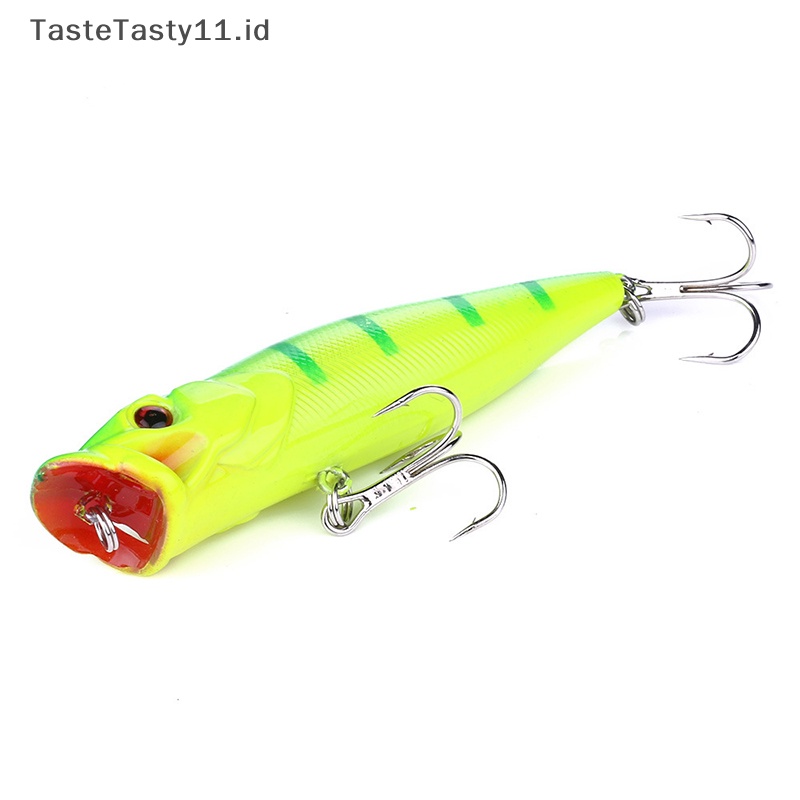 Tastetasty 1pcs Big Fishing Lure Umpan Pancing Buatan Engkol Wobbler Kait Baja Karbon Tinggi Umpan Pancing.