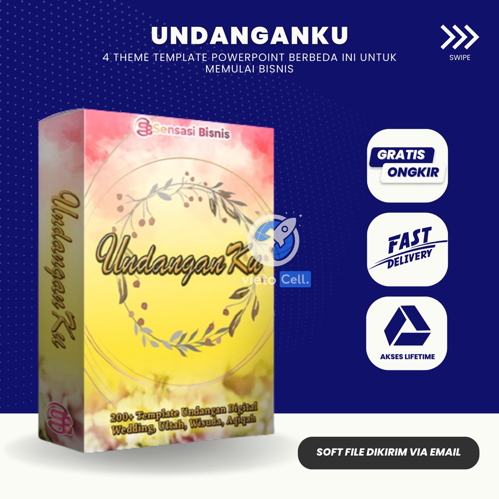 [TEMPLATE] Undanganku - Template Undangan Nikah Format PPT Layanan Digital