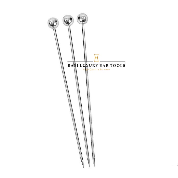 Ball Head Cocktail Pick Stainless Steel
