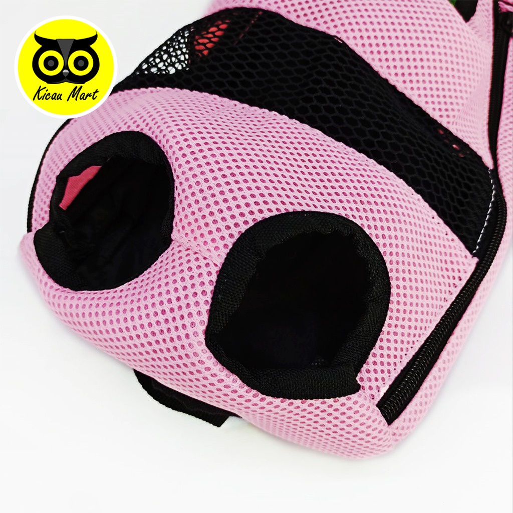 TAS KUCING GENDONG DEPAN TAS GENDONGAN BAWA KUCING ANJING PET CARRIER TAS RANSEL TRAVEL FRONT BAG CAT DOG TAS GENDONG KUCING POLOS SEMPATI TSBLK