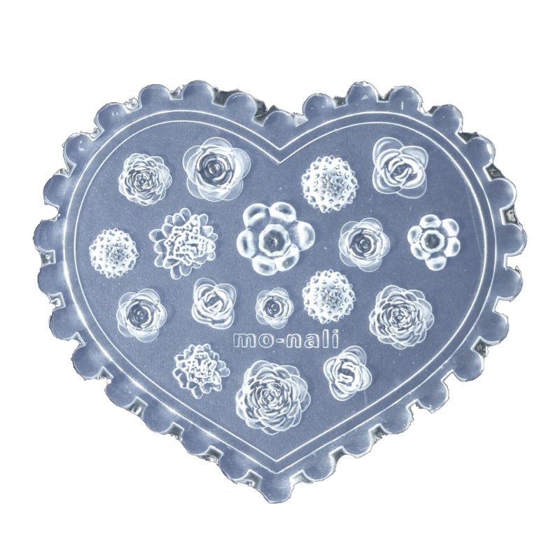 Siy Bunga Bintang Bermakna Handmade Bekerja 3D Nail Art Silikon Ukiran Cetakan DIY