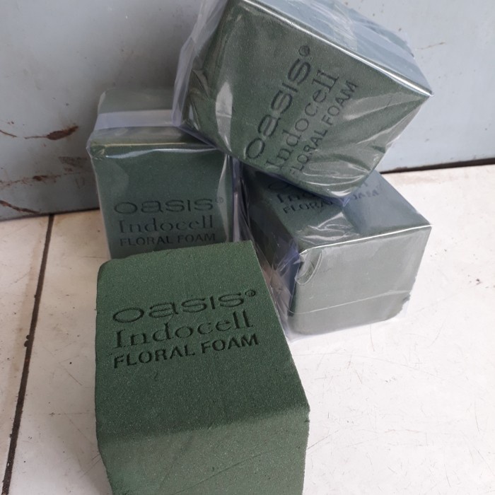 floral foam, busa hijau, floral foam oasis, floral foam eceran, murah