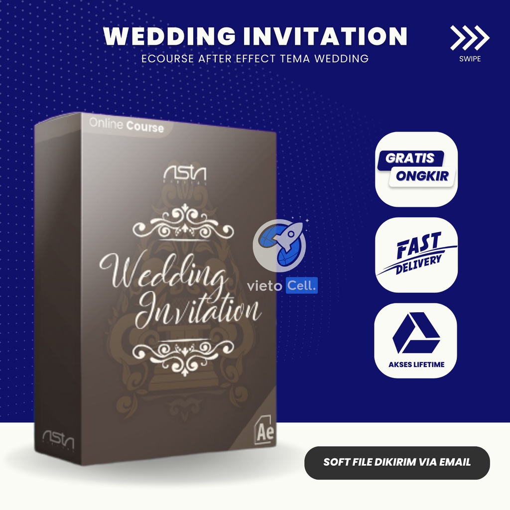 WEDDING INVITATION COURSE ECOURSE AFTER EFFECT TEMA WEDDING FULL PLUS BONUS ASTA DIGITAL Layanan Dig