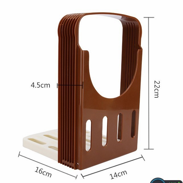 Bread slicer leveler - brown / pembatas potong roti tawar//