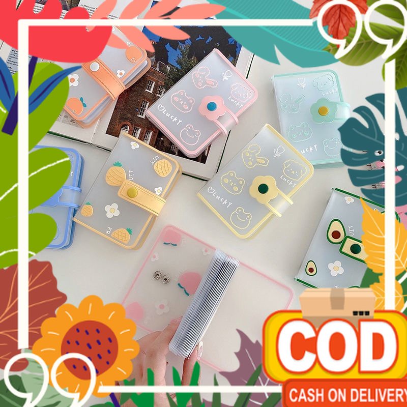 ST Dompet Kartu (20 slot) Transparan Tempat KTP / SIM / ATM / Card Holder / Wallet Women / Dompet Ka