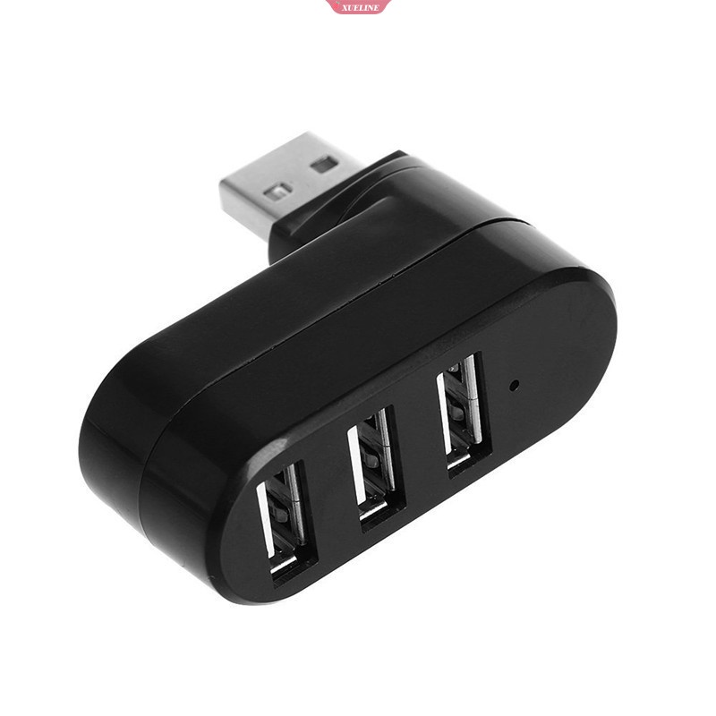 3port Multi 2.0 USB Hub Mini USB Hub Kecepatan Tinggi Rotate Splitter Adapter Untuk Laptop Notebook Untuk Aksesoris Komputer PC [ZXL]