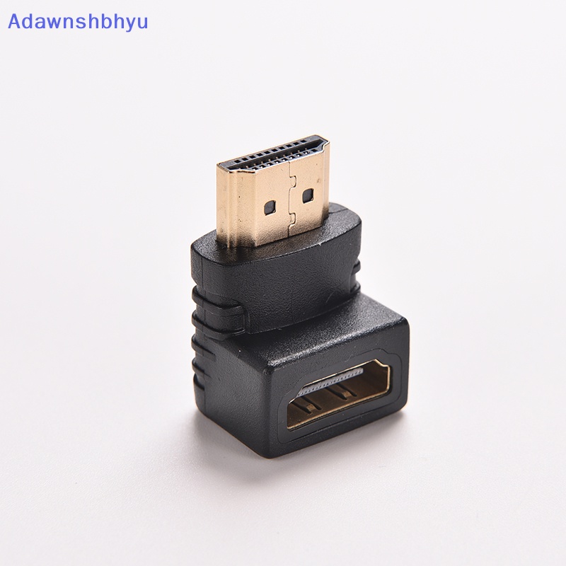 Adhyu Adapter Kabel HDMI Sudut Kanan Male to Female Konektor Tv270 90derajat HDTV ID