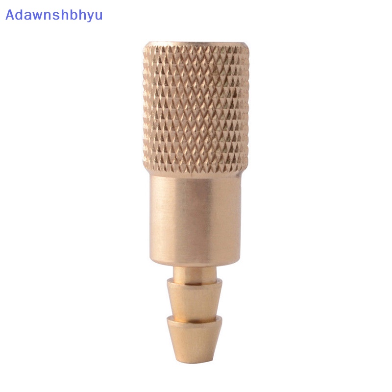 Adhyu Konektor Klep Inflator Ban Mobil 6mm Tyre Tire Air Pump Chuck Valve Klip Kuningan ID