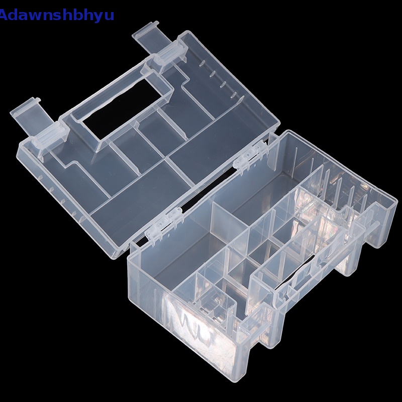 Adhyu Kotak Plastik Storage Case Holder Organizer Untuk AA AAA C D 9V ID