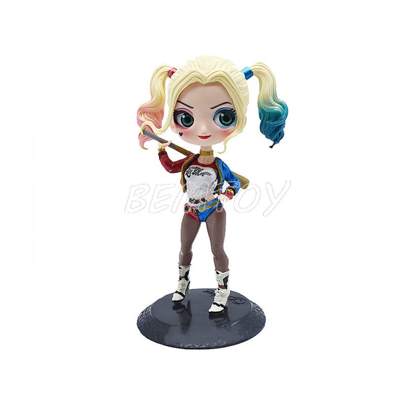 Anime Superheroes Wonder Woman Figurine Harley Quinn PVC Action Figure Mainan Model Koleksi Untuk Anak Perempuan