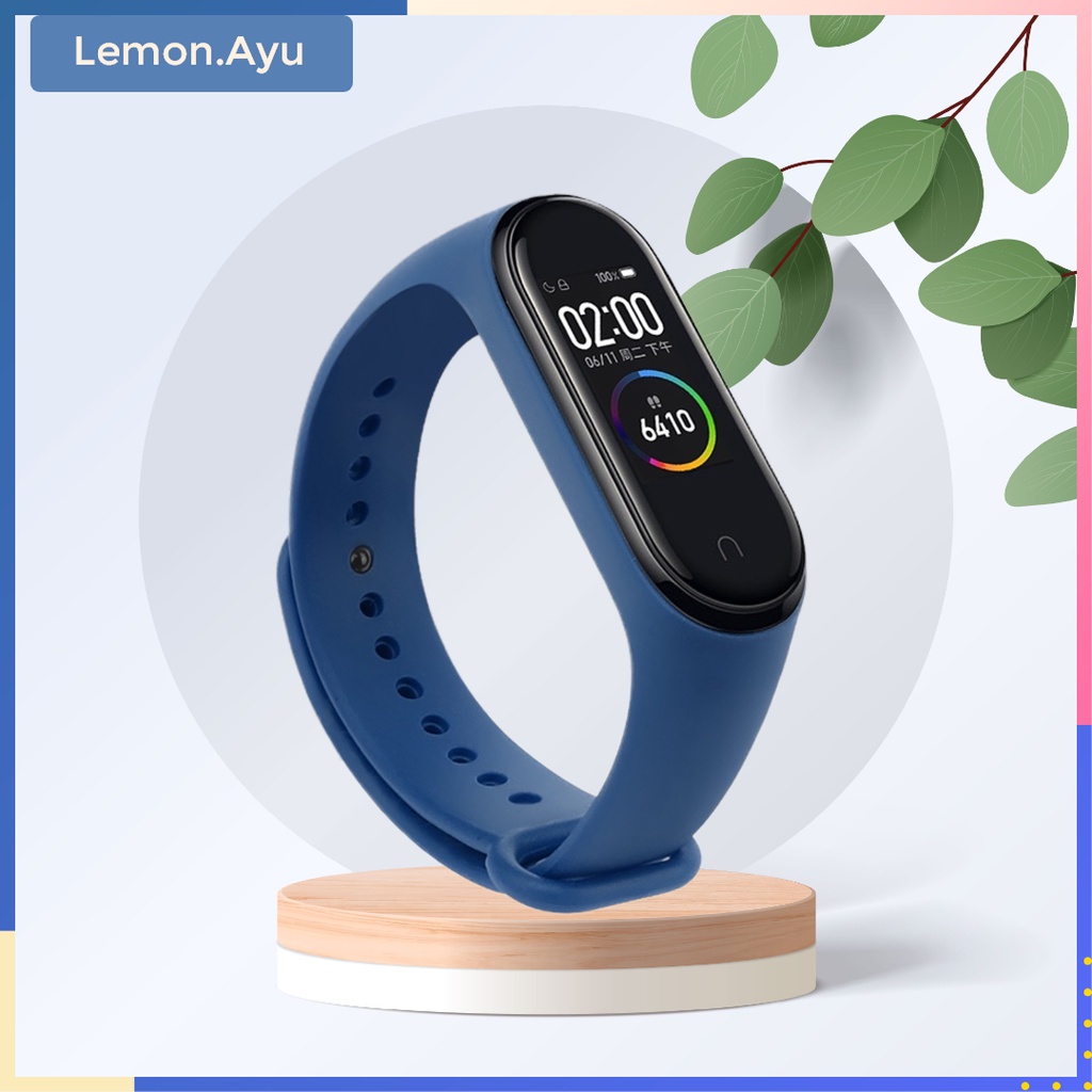 Tali Strap Polos Colorful Silicone Xiaomi Mi Band 3 4