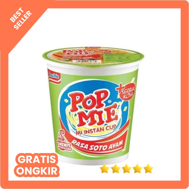 Pop Mie Kuah Mi Instan Cup 75 Gr ( 1 pcs)