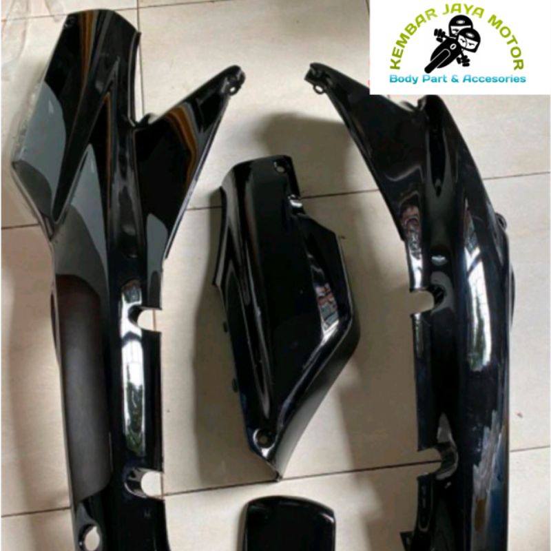 Cover body belakang Supra X Lama / Supra Fit L/R+Box Accu+Pet (set)
