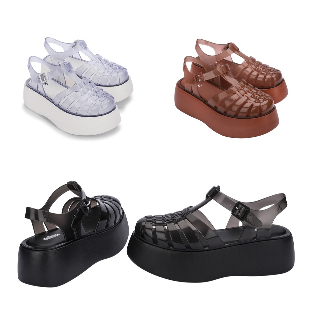 Sandal Melissa Possession Plato Sandal Melissa Hak Tinggi  Melissa Possession Plato Wedges