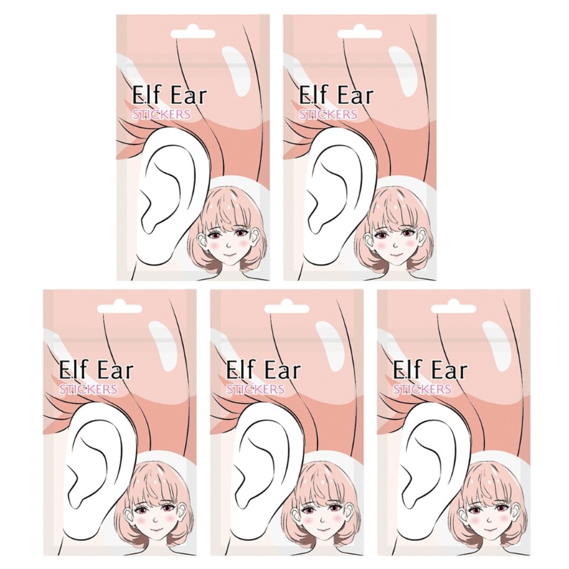 Siy Cosplay Elf Ears Sticker Telinga Besar Menempel DIY Untuk Mengambil Foto ID Mantap