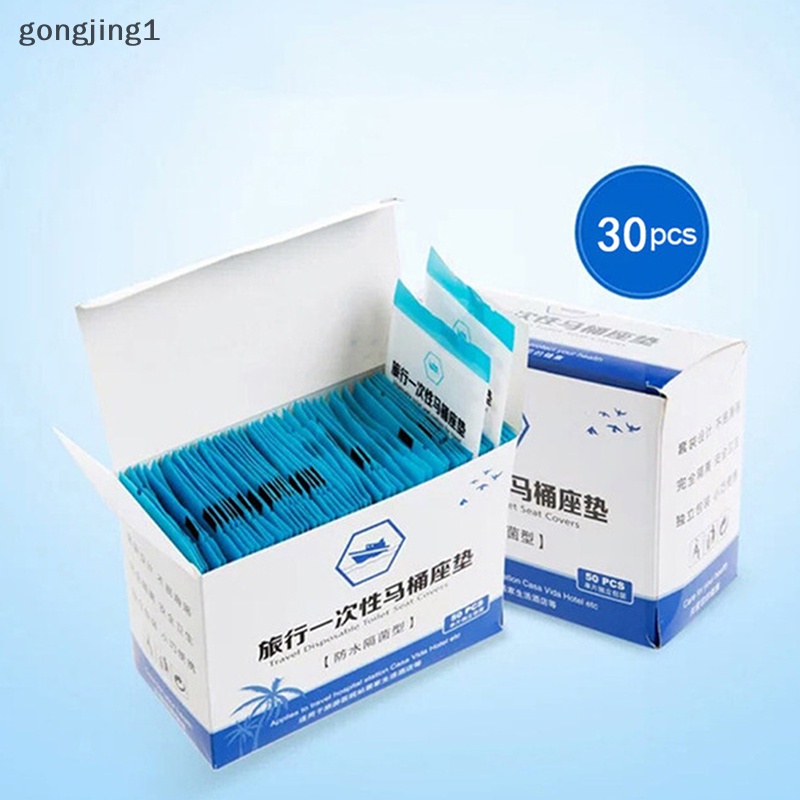 Ggg 30pcs Disposable Toilet Seat Alas Wc Stiker Toilet Universal Toilet Seat Cover ID