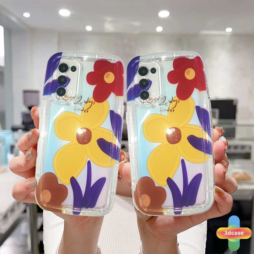 Case Realme C15 C21 C11 2021 C21Y C30 C30S C31 C33 C35 C25 C20 C3 C12 C2 C25S 10 5S 5 5i 9i C17 7i C1 C25Y C2 C3i 6i C20A  Narzo 20 10 10A 20A 30A 50A 50i Prime A7 A5S A15 A16 A17 A53 A53S A57 A77 Colorful Flowers Soap Case