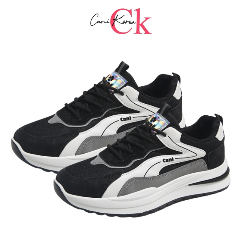 CaniKorea &quot;Free Box&quot; (Size 40-44) Sepatu Pria Sneakers Sport Fashion Kasual Import 8111