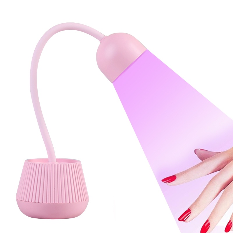 Siy Lampu UV LED Nail Pengering Kuku Mini Portable360°Rotatable Hands Free Quick Dry Gel Nail Light Curing Lamp/Lampu Curing Lampu Paku Tembak