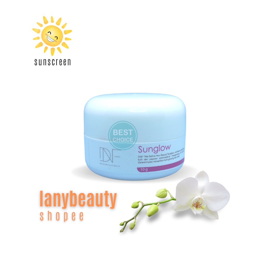 DNF SunGlow sunscreen cream dengan efek glowing beauty sale