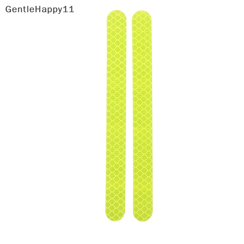 Gentlehappy 2Pcs Reflectante Stiker Mobil Reflektor Spion Tape Reflektif id