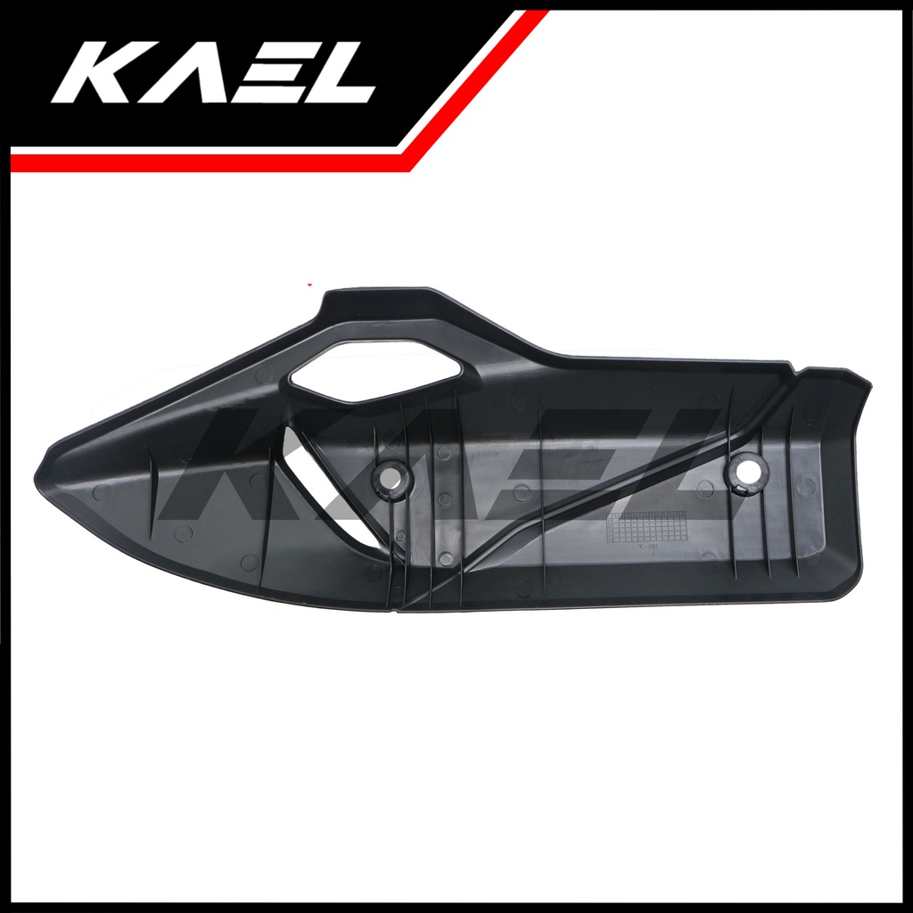 Cover Knalpot Hitam Polos Model Vario 160 New LED / PCX 160 K1Z 2021-2022  Pelindung Tutup Penutup Tameng Kenalpot Muffler Exhaust