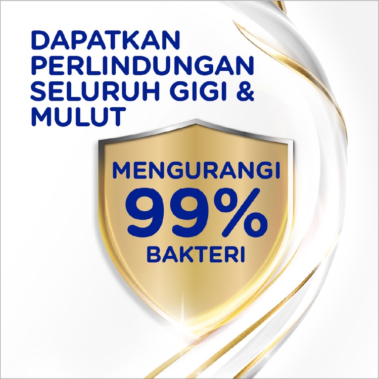 Pepsodent Complete 8 Plus Whitening Pasta Gigi Anti Bakteri Gigi Putih dalam 2 Minggu 190g ( BIRU)