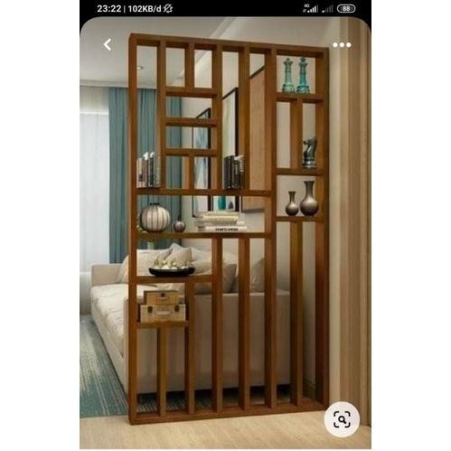 PARTISI SEKAT RUANGAN KAYU SOLID CUSTOM 120