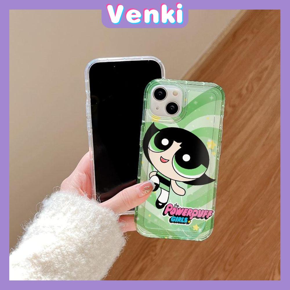 VENKI - For iPhone 11 Case Clear Phone Case TPU Soft Case Airbag Shockproof Protection Camera Cute Little Girl Compatible with iPhone 14 13 Pro Max iPhone 12 Pro Max XR XS 7 8Plus