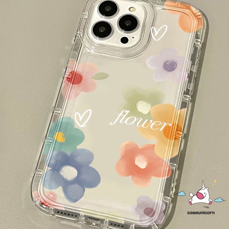 Casing Airbag Shockproof Untuk Redmi 12C A1 9T 10C 10 10A 9 9A 9C NFC Redmi Note 10s 9 8 11s 11 10 10 Pro Max POCO F4 Cat Air Bunga Love Hati Soft Cover Transparan