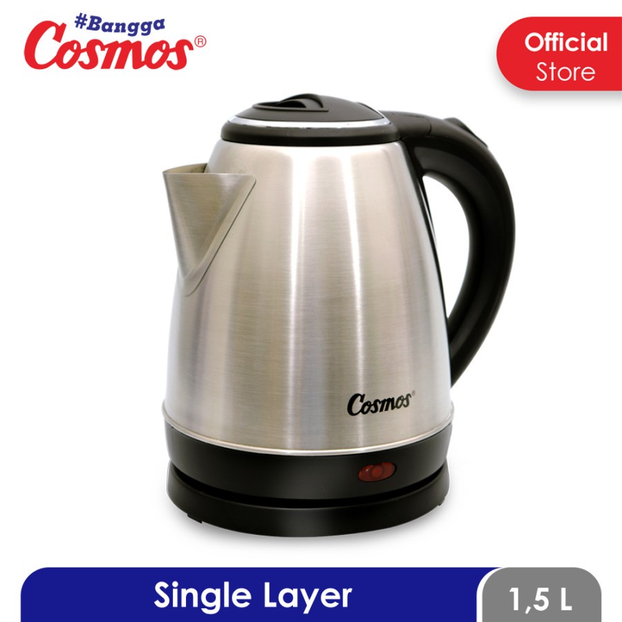 COSMOS KETEL / KETTLE / TEKO LISTRIK CTL-618 N / CTL 618 N / CTL618 N (1,5 LITER) GARANSI RESMI