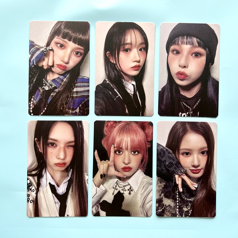 6pcs/set NMIXX 1st Mini Album EXPERGO Photocards Kartu Lomo Kpop Postcards Collection