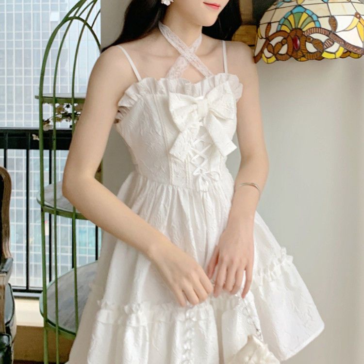 Lolita Sling Dress JSK Sling Dress Soft Girl Dress
